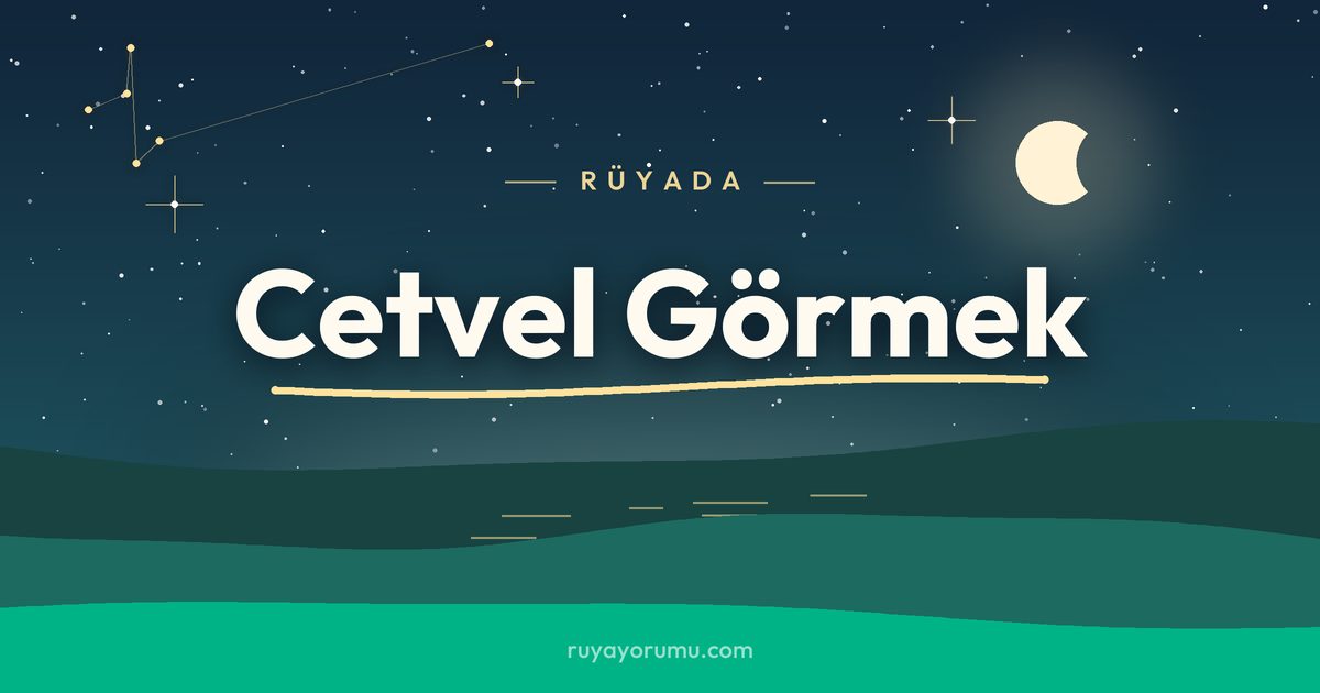 Rüyada Cetvel Görmek rüya tabiri