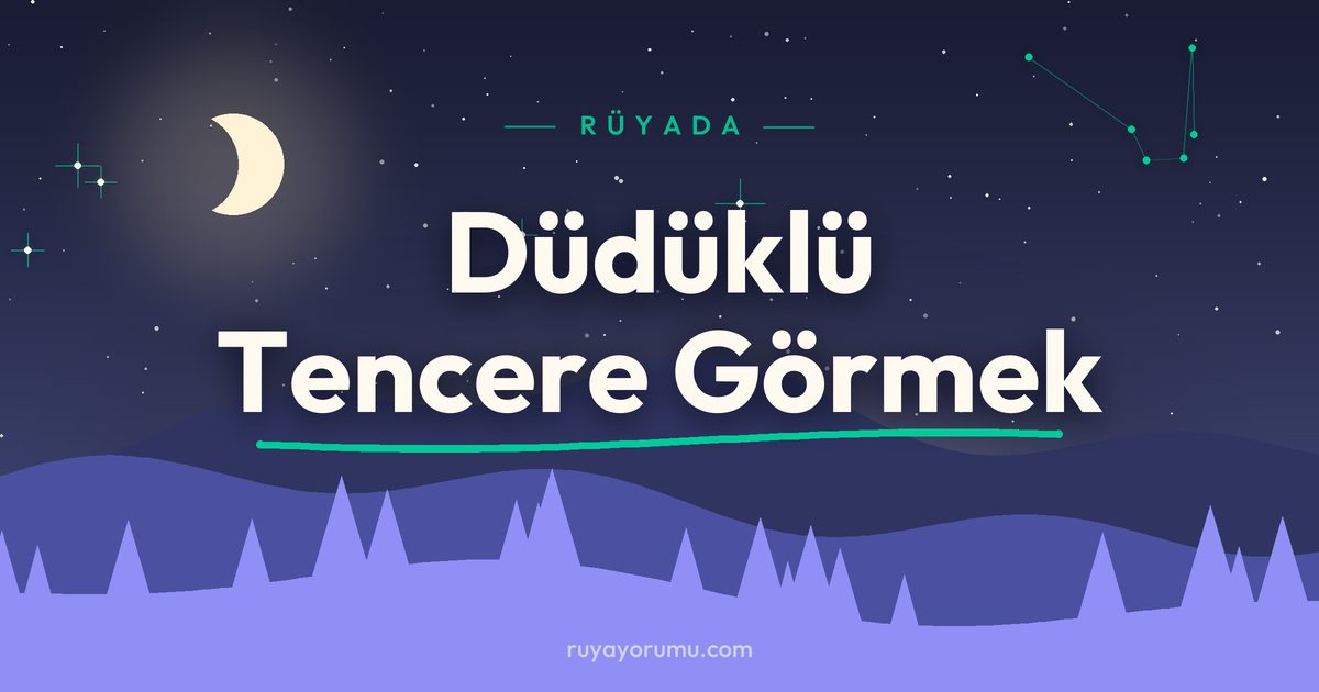 Rüyada Düdüklü Tencere Görmek rüya tabiri
